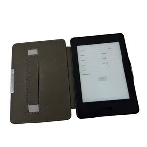 Amazon Kindle Paperwhite 7th Generation 4GB Wi-Fi 6in Black Bundled W  Case